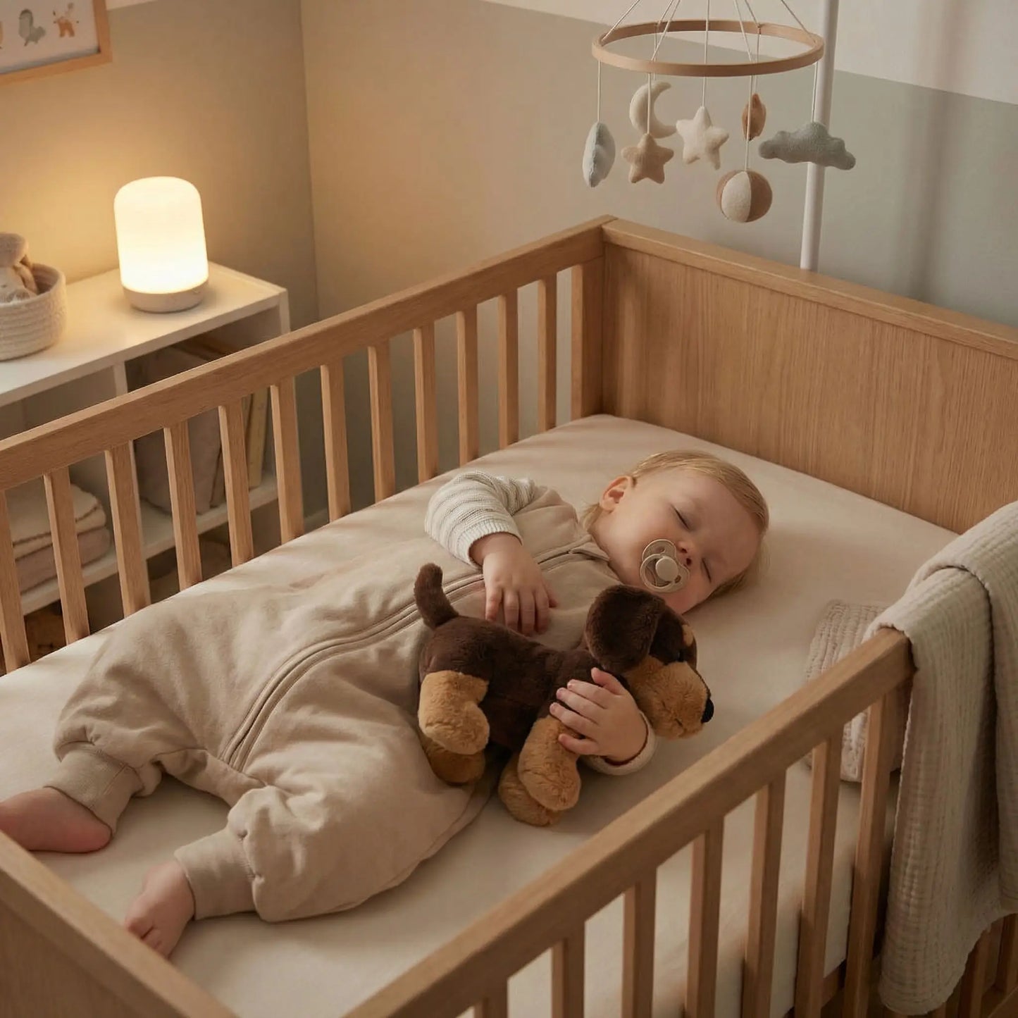 bebe-dort-rassure-avec-peluche-chien