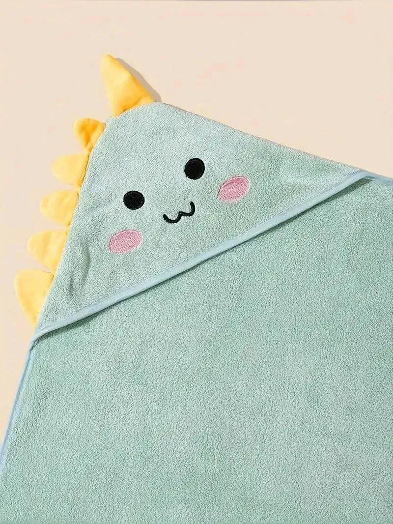 CAPE DE BAIN BEBE DINOSAURE VERT - nanoukid