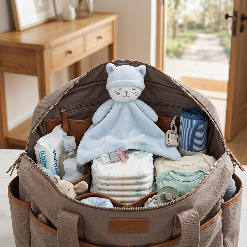 doudou chat sac a langer pour la creche