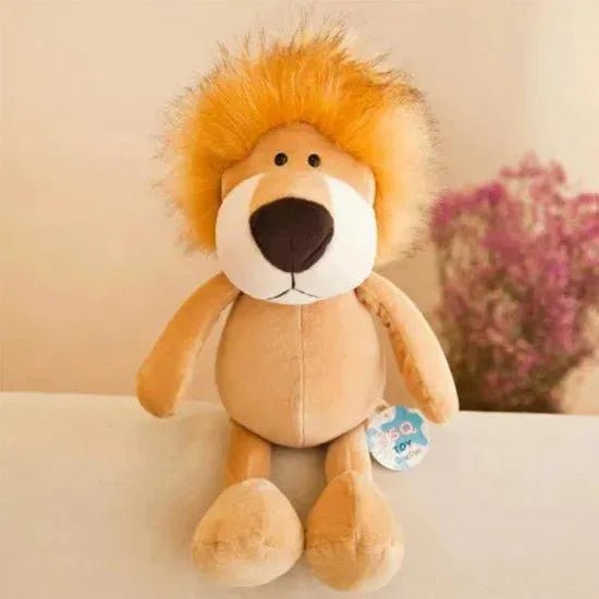 Doudou lion doux pour bébé, idéal cadeau naissance et éveil en douceur - Nanoukid