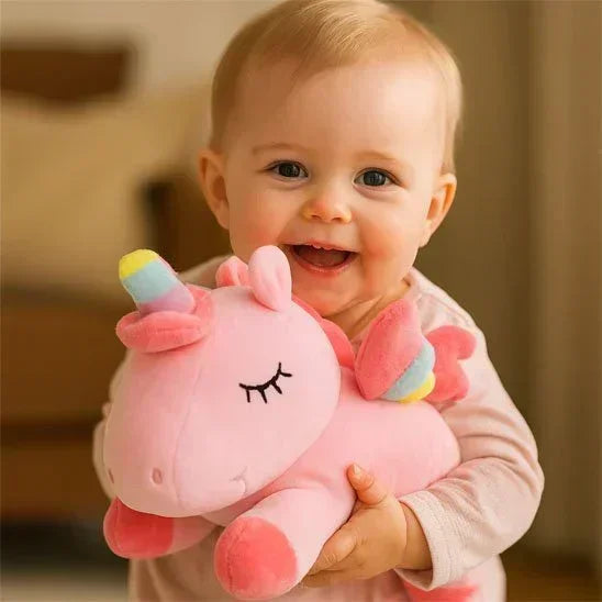 Licorne peluche arc en ciel