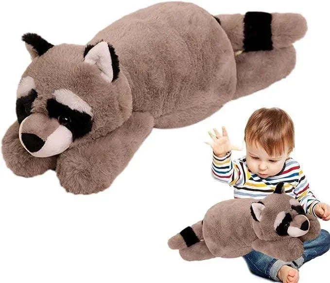 Doudou raton laveur ultra-doux pour bébé, idéal cadeau naissance et confort sommeil - Nanoukid