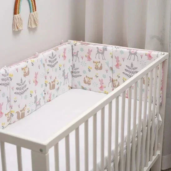 Tour de lit bébé animaux, idéal pour la sécurité et le confort, cadeau de naissance - Nanoukid