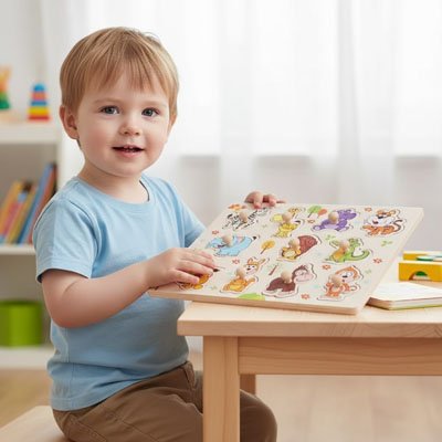 Puzzle bois jeu de société