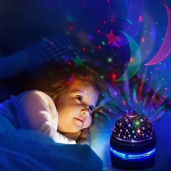 Veilleuse bébé projection plafond réconfortante