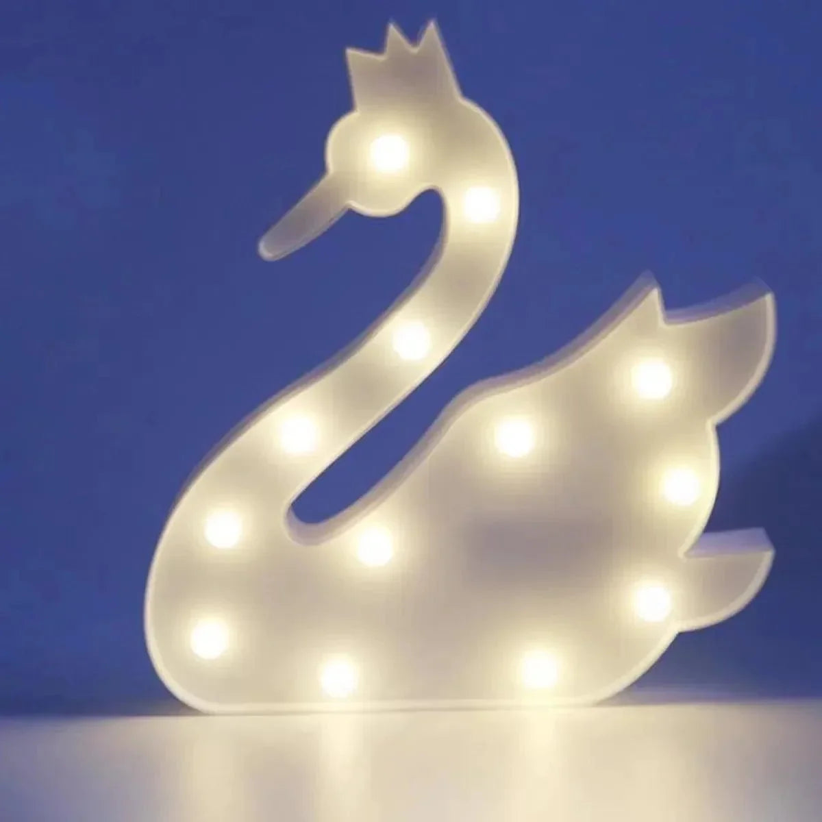 Veilleuse cygne lumineux pour chambre bébé, douce lumière pour sommeil paisible - Nanoukid