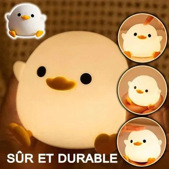 Veilleuse bébé en forme de poussin doux, idéale pour le sommeil et l'éveil - Nanoukid