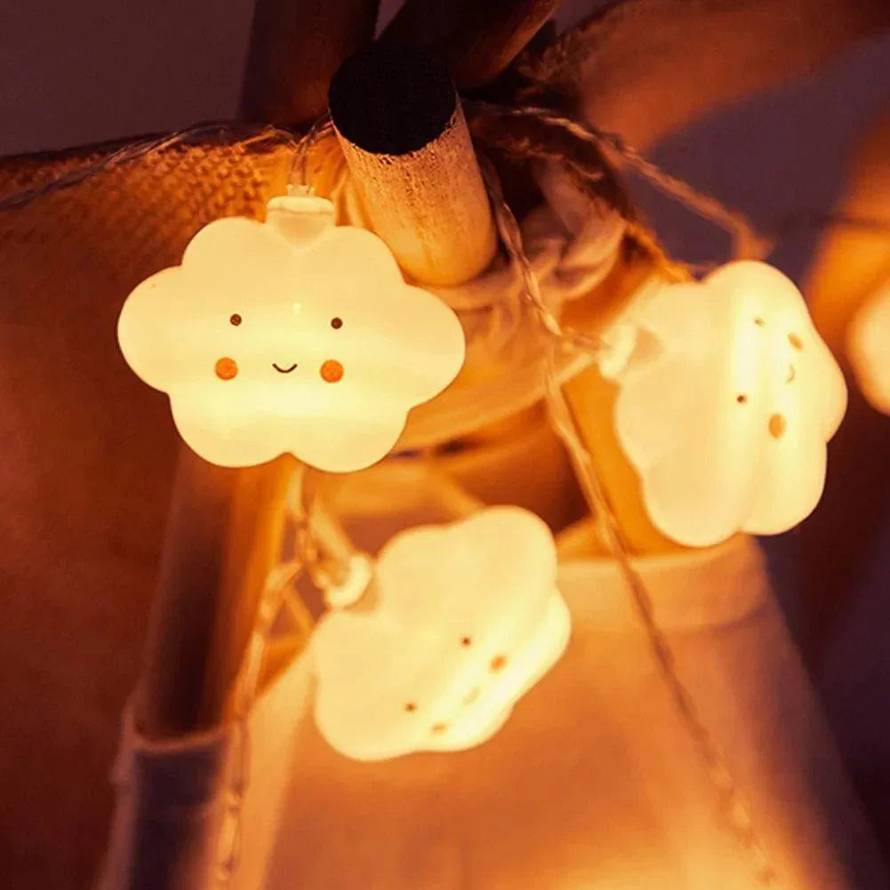 Veilleuse nuage lumineux pour bébé, douce lumière rouge pour un sommeil apaisé - Nanoukid