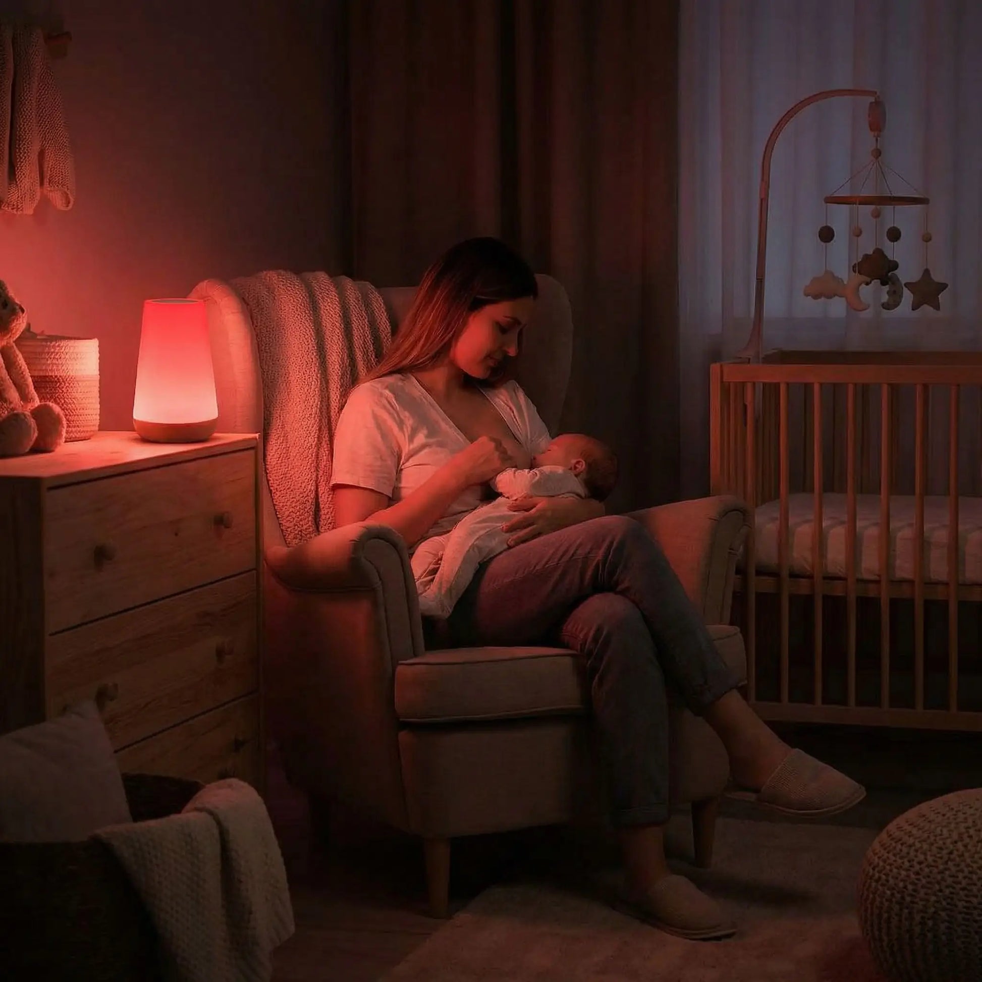 allaitement-maman-bebe-lumiere-rouge