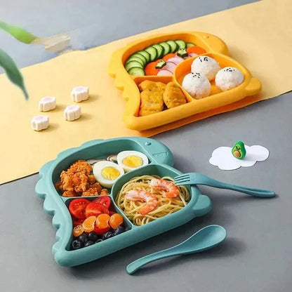 ASSIETTE COMPARTIMENT BEBE | DINO PLATE™ - nanoukid