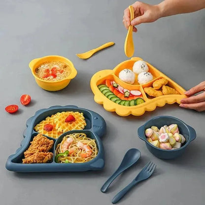 ASSIETTE COMPARTIMENT BEBE | DINO PLATE™ - nanoukid