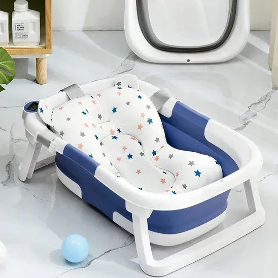 Baignoire bébé  pliable bleu