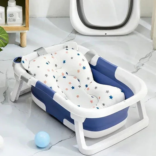 Baignoire bébé  pliable bleu