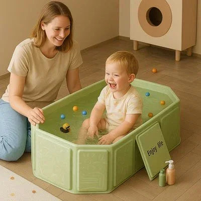 Baignoire bébé  verte