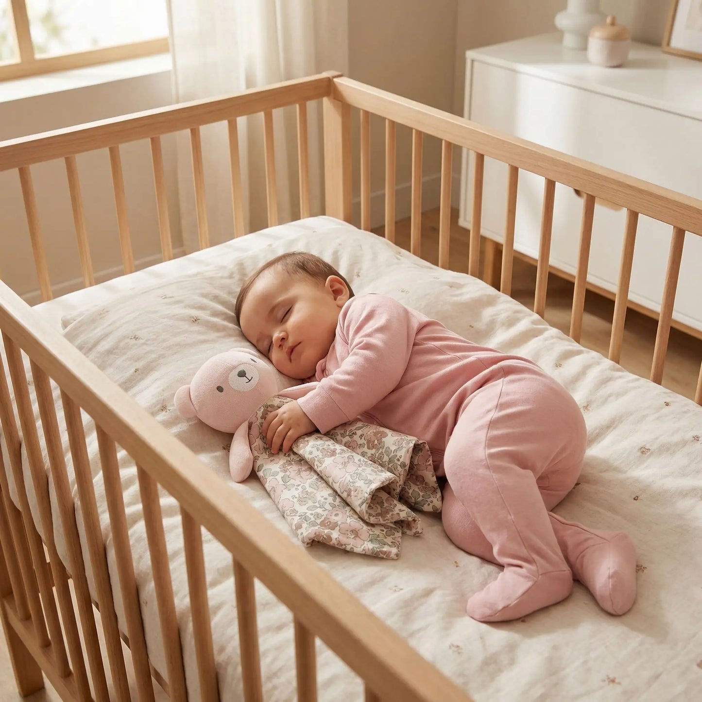 bebe-dodo-pyjama-rose-doudou-ourson-bonheur