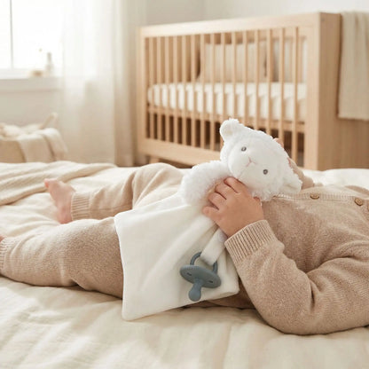 bebe-doudou-plat-mouton-blanc