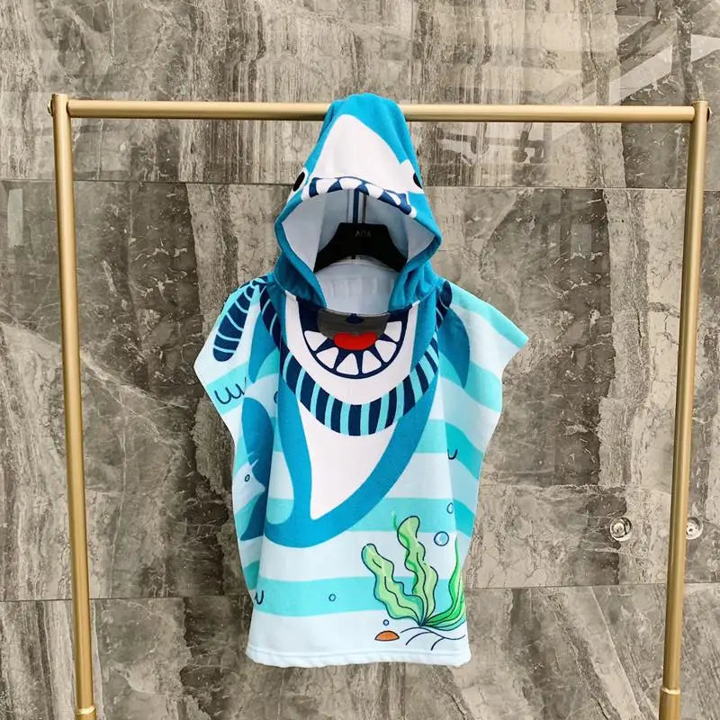 CAPE DE BAIN BÉBÉ REQUIN - nanoukid