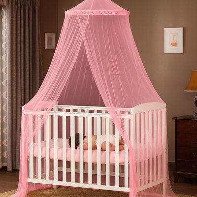 ciel-lit-moustiquaire-rose