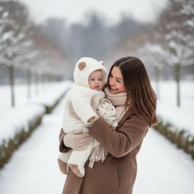 Combinaison hiver pour bebe blanche 