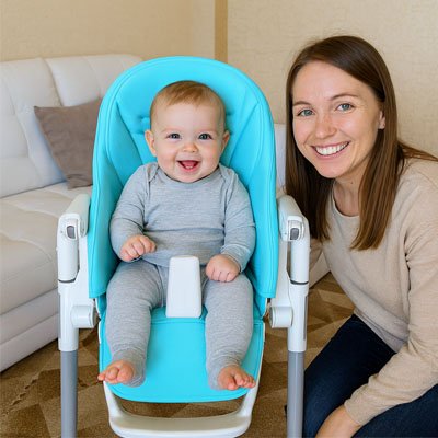 Coussin chaise haute ergonomique