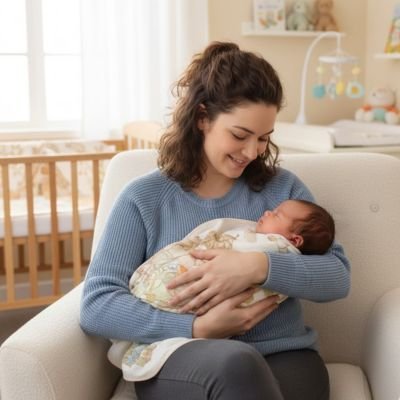 Couverture bébé emmaillotage chaleur
