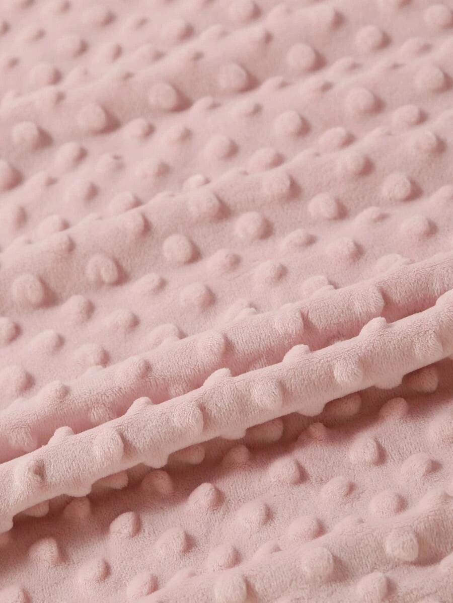 COUVERTURE BEBE ROSE ET BEIGE - nanoukid