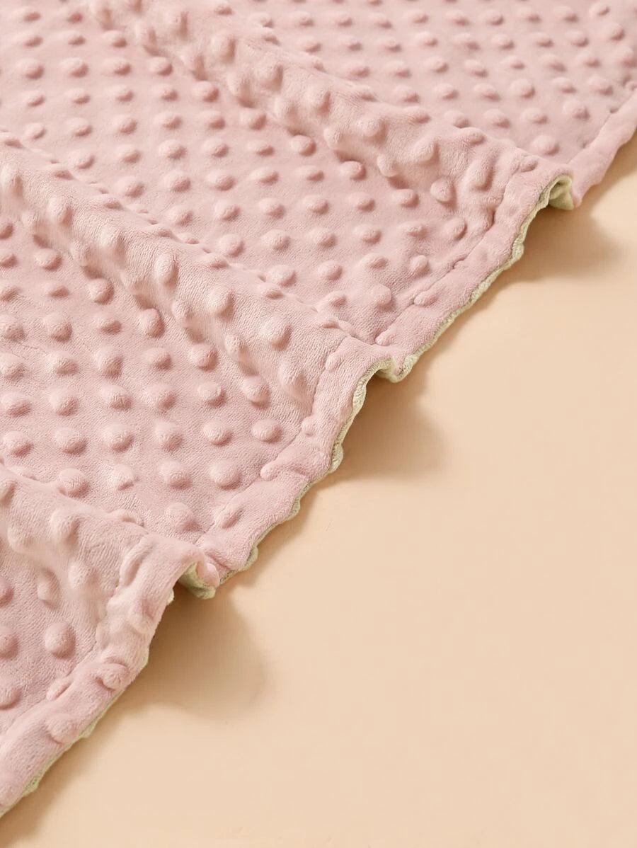 COUVERTURE BEBE ROSE ET BEIGE - nanoukid