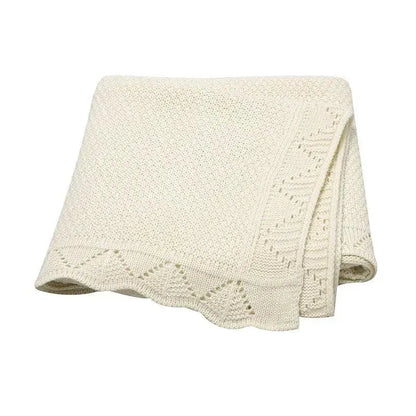 COUVERTURE BEBE TRICOTEE - nanoukid