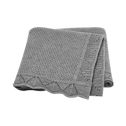 COUVERTURE BEBE TRICOTEE - nanoukid