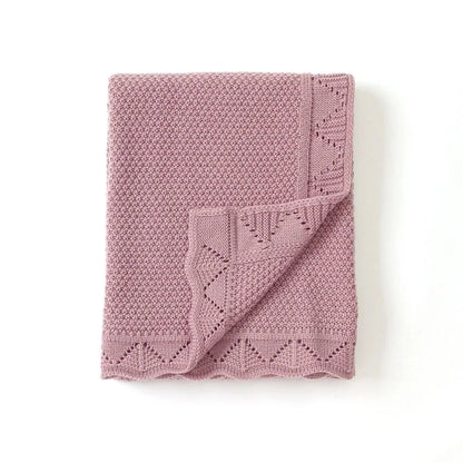 COUVERTURE BEBE TRICOTEE - nanoukid