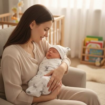 Couverture emmaillotage rassurant bébé dès la naissance