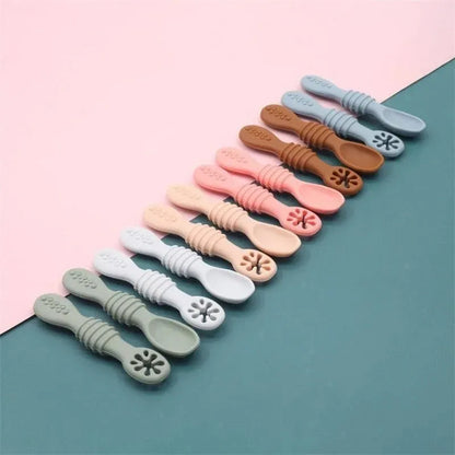 CUILLERE EN SILICONE BEBE | BABYSPOON™ - nanoukid