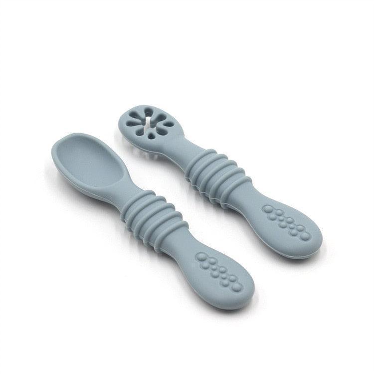 CUILLERE EN SILICONE BEBE | BABYSPOON™ - nanoukid