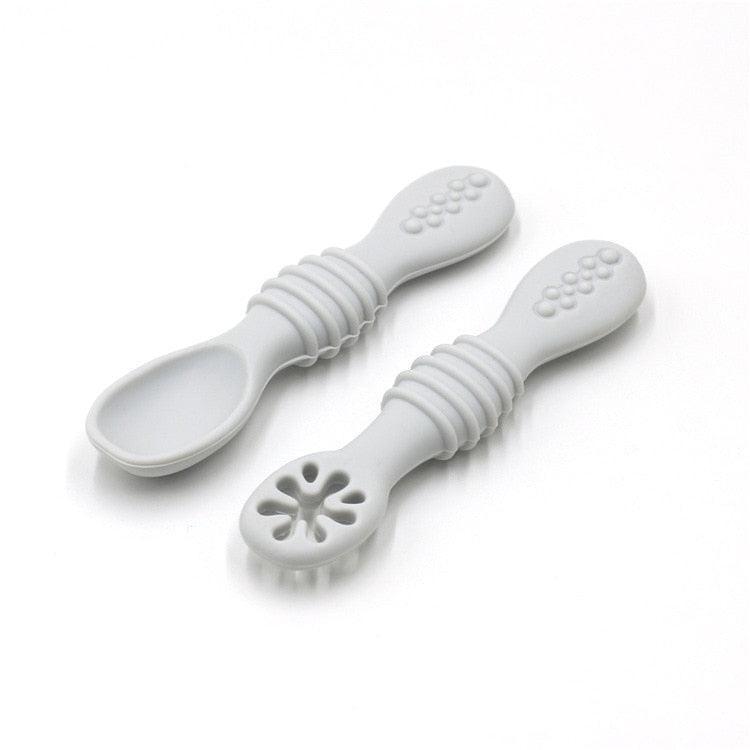 CUILLERE EN SILICONE BEBE | BABYSPOON™ - nanoukid