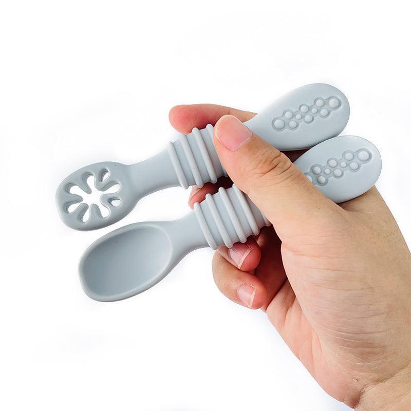 CUILLERE EN SILICONE BEBE | BABYSPOON™ - nanoukid