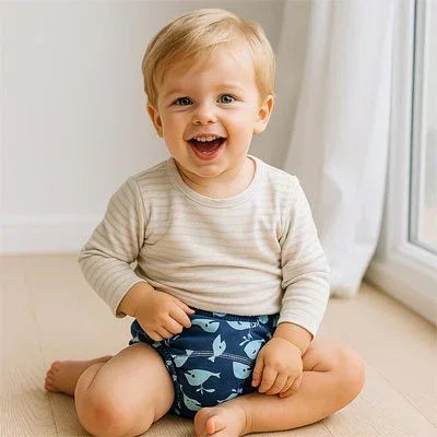 Culotte d'apprentissage bleu