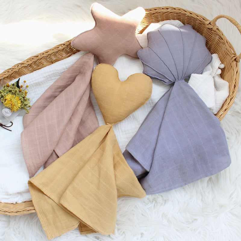 doudou carre tissu coton odeur maman