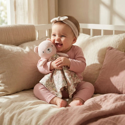 doudou-fille-ourson-rose-rassurant