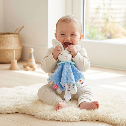 doudou-lapin-bleu-attache-tetine-odeur-maman