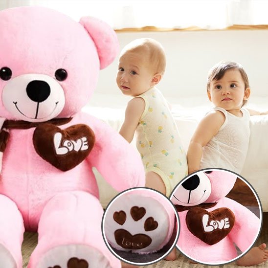 Doudou ours peluche