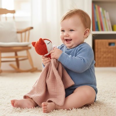 Doudou renard  adorable