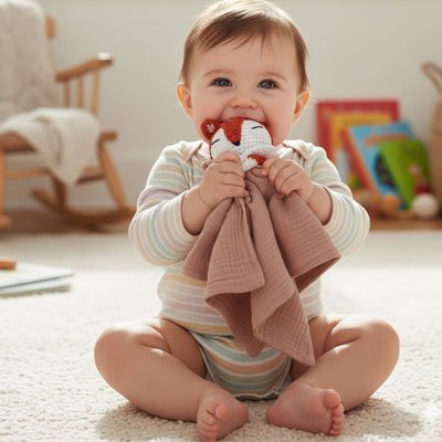 Doudou renard peluche