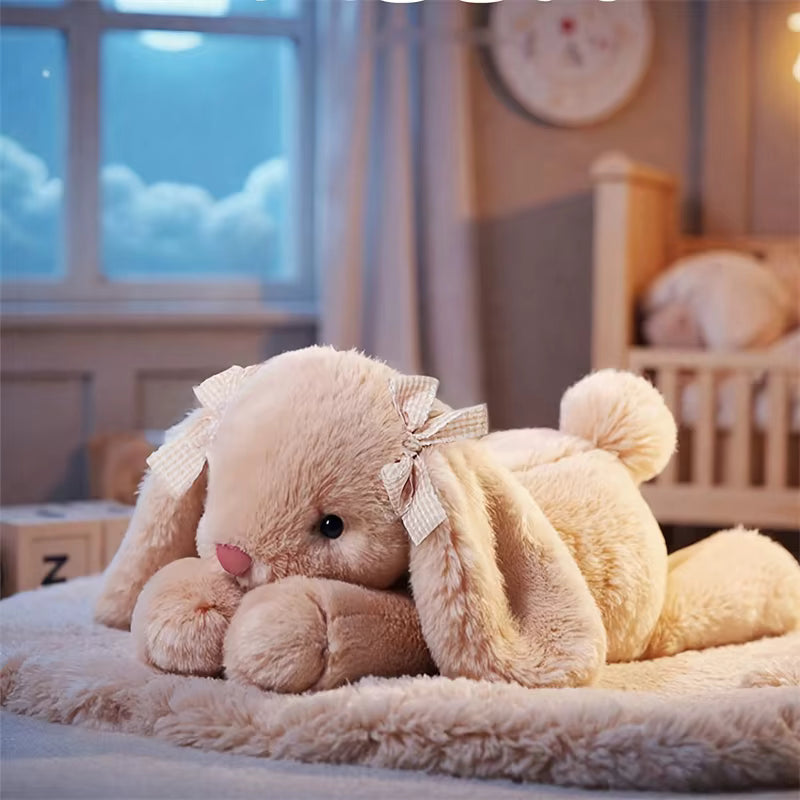 doudou lapin  bebe calin doux