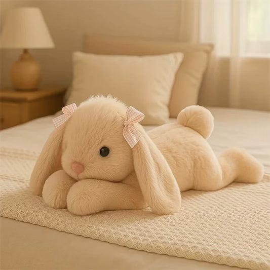 doudou  lapin beige doux