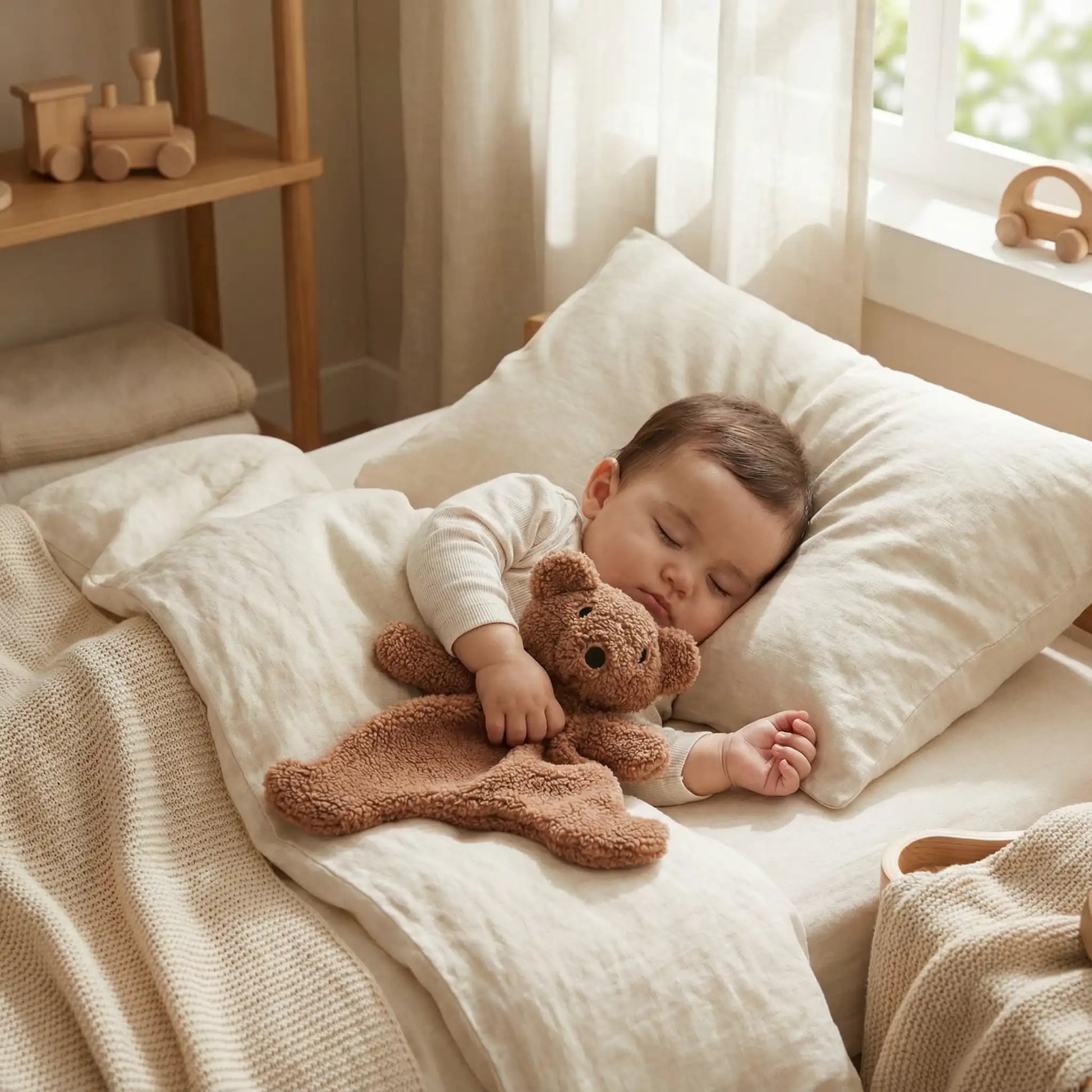 doudou ours brun rassurant