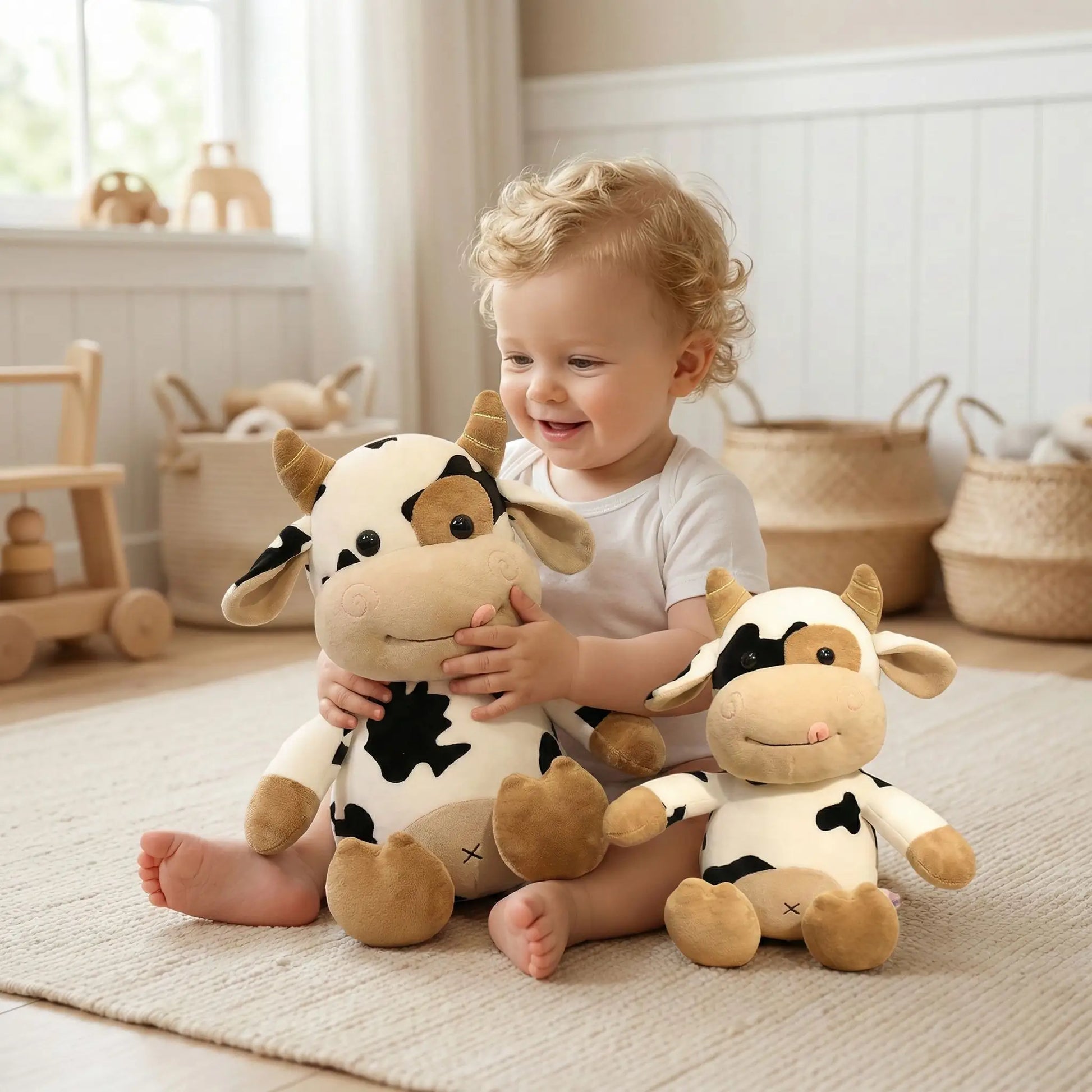 enfant-joue-peluche-vache-50_cm-et_30cm_-a-cote