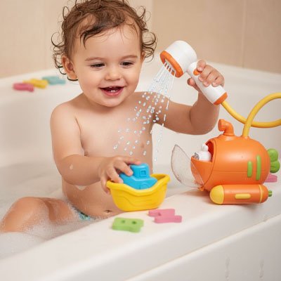 Jouet baignoire bebe amusant