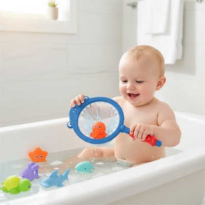 Jouet baignoire bebe peche