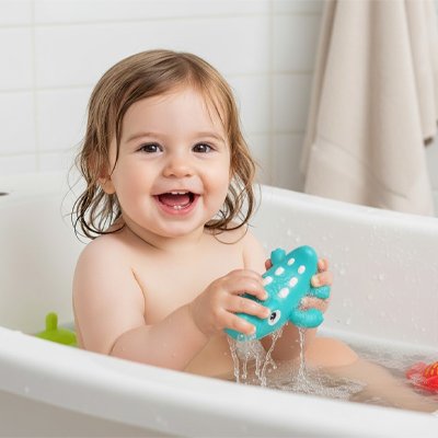 Jouet de bain pour bebe a remonter