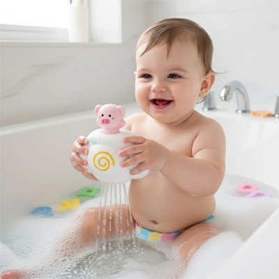 Jouet de bain pour bebe cochon